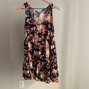 American Eagle floral print babydoll dress